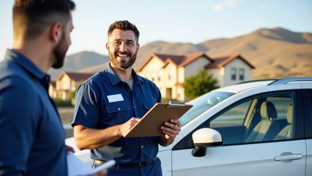 Certified auto technician performing repairs with warranty coverage on-site in Reno, NV.