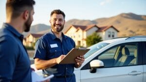 Certified auto technician performing repairs with warranty coverage on-site in Reno, NV.